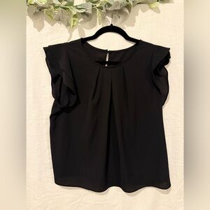 Elegant Black Women's Top
